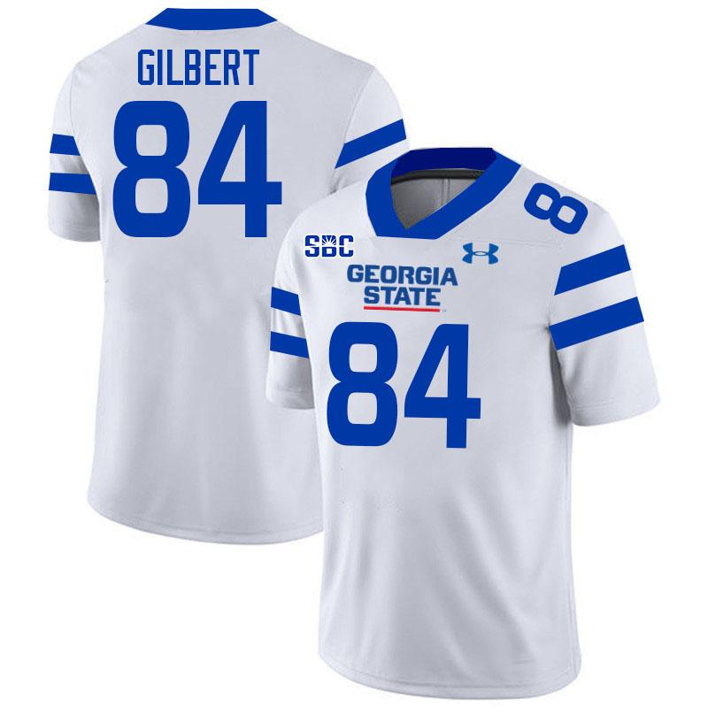 Georgia State Panthers #84 Breylen Gilbert College Football Jerseys Stitched-White